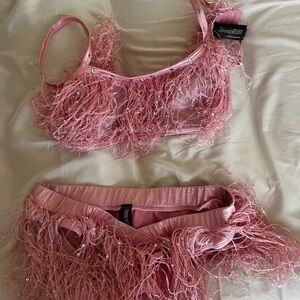 Baby pink festival set